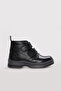 Genuine Leather and Fur Black Boys' Classic Boots 006Kxa6002