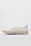 Genuine Leather Beige Women's Casual Shoes 609Za5066 - 2