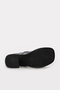 Genuine Leather Black Women's Thick Heeled Shoes 217Za880-03 - 6
