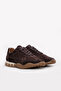Genuine Leather Brown Suede Women's Sports Shoes 312Za55102 - 5