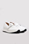 Genuine Leather White Women's Casual Shoes 356Za559Duz - 5