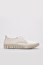Genuine Leather Beige Women's Casual Shoes 609Za5066