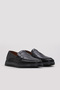 Genuine Leather Black Men's Casual Shoes 628Ma026-2 - 4