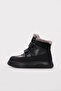 Genuine Leather Fur Smoked Black Boys' Classic Boots 157Kxa2710 - 3