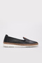 Genuine Leather Black Women's Casual Shoes 139Za500-1 - 2
