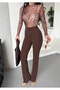 Women's Beyond High Waist Recovery Grassy Flared Leg Palazzo Pants - 3