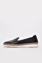 Genuine Leather Black Women's Casual Shoes 139Za500-1 - 3