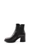 Genuine Leather Black Women's Classic Boots 757Sza24514 - 2