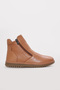 Genuine Leather Tan Women's Classic Boots 757Sza23665 - 3