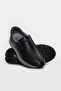 Genuine Leather Black Men's Sports Shoes 302Ma530 - 3
