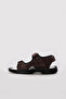 Genuine Leather Brown Tiyana Boys' Classic Sandals 907Xa605 - 2