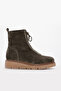 Genuine Leather Fur Khaki Suede Women's Classic Boots 657Kza2502 - 2