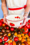 X Bengi Kurtcebe Pomodoro Stoneware 4-Piece Soup Bowl Set 15 cm - 3