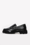 Genuine Leather Black Women's Casual Shoes 313Za1012 - 2