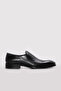 Genuine Leather Leather Black Buffalo Deer Men's Classic Shoes 237MA575 - 2