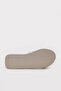 Genuine Leather Gold Women's Wedge Heel Slippers 275Za2039Dlg - 5