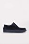 Genuine Leather Navy Blue Suede Men's Casual Shoes 628Ma2024 - 2