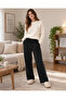 Women's Wide-Legged, Pleated Sweatpants with Pockets, Loose-Fit, Winter Casual Trousers - 2