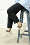 Genuine Leather Fur Beige Gold Women's Casual Shoes 757Kza24056