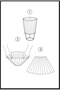 Wooden Cream Lampshade Bohemian Pleated Rustic Scandinavian Modern - 2