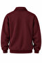Ghassy Co. Men's Polo Collar Oversize Half Zipper Sweatshirt - 2