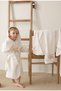 (3 Pieces) Embroidered Bamboo Baby Bathrobe Set for 0-3 Years Old (70% Bamboo, 30% Cotton) - 2