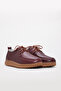 Genuine Leather Claret Red Women's Casual Shoes 583Za2610 - 5