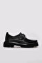 Genuine Leather Black Women's Casual Shoes 313Za1014-1