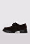 Genuine Leather Brown Suede Women's Casual Shoes 581Za2847 - 2
