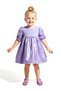 Baby Girl Girl Kid Birthday Party Wedding Dress Half Sleeve Lined Shiny Dress - 3