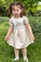 Baby Girl Dress Girls' Dress Birthday Party Wedding Dress Lace Short Sleeve Lined Dress - 6