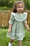 Baby Girl Dress Girls' Dress Birthday Party Wedding Dress Lace Short Sleeve Lined Dress - 6
