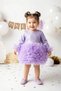 Baby Girl Dress Girls' Dress Birthday Party Wedding Tutu Tulle Long Sleeve Lined Dress