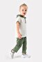 Baby Boy Hat Summer Muslin Fabric Muslin Top and Bottom Baby Set - 2