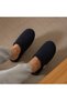 Men's Black House Slippers, Plush Furry Inside, Soft Sole, Winter Indoor House Slippers - 3