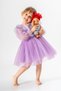 Girl Baby Girl Kids Birthday Party Wedding Dress With Tulle Tutu Lining Children's Clothing baby clothing Elbuznk - 3