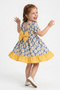 Baby Girl Dress Girls' Dress Birthday Party Wedding Dress Lace Short Sleeve Lined Dress - 4