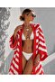 Nomad Patterned Kimono-Red - L/Xl - 4