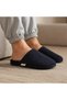 Men's Black House Slippers, Plush Furry Inside, Soft Sole, Winter Indoor House Slippers