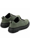 Ba0245 Khaki Men's Shoes - Practical, Smart, Rubber Laced, Height-Increasing, High-Sole, Comfortable Daily Sneaker - 5