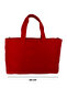 Idily Red Tote Bag Shoulder Bag Laptop Book Briefcase Portable Tb005 - 3