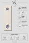 Marin Tablecloth Embroidered Seaweed Table Runner 145X40 Water-Repellent Outdoor K Linen Boat Garden Living Room Kitchen - 4