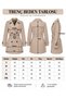 Slim Fit Long Belted Men's Trench Coat - 5