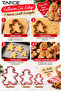 3-Piece Stainless Steel Cookie Mold - Gingerbread Man Shaped - 2