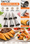 6-Piece Cookie and Dough Shaping Cornet Mold 12 cm Steel Cornet Mold, Cornet Mold - 2