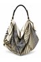 Women's Trendy Shawl Bag with Real Leather Handle and Gold Accessories – Elegant & Stylish Design - 2