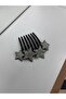 Star Figured Zircon Stone Embellished Comb Clasp - Black Hair Accessory - 2