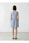 Nevavm Oval Neck Modal Blend Mini Dress with a Difference - 3