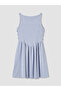 Nevavm Oval Neck Modal Blend Mini Dress with a Difference - 6