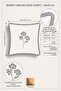 Odin Throw Pillow Case 45X45 Cream Embroidered - 7